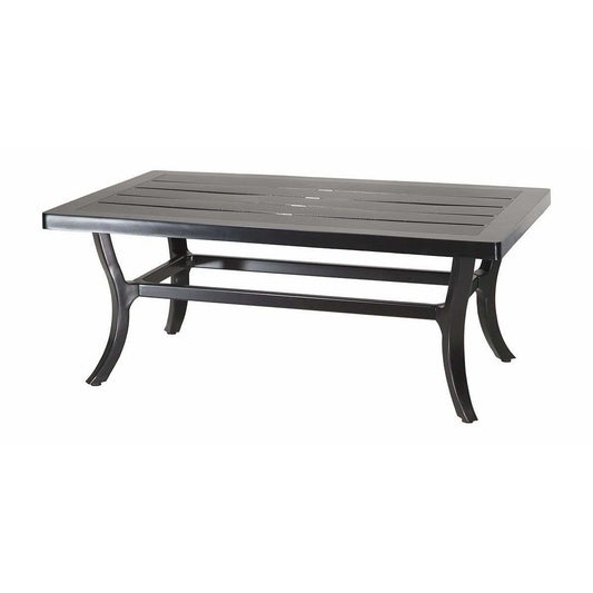 Gensun Channel Aluminum 27" x 44" Coffee Table 101900F5