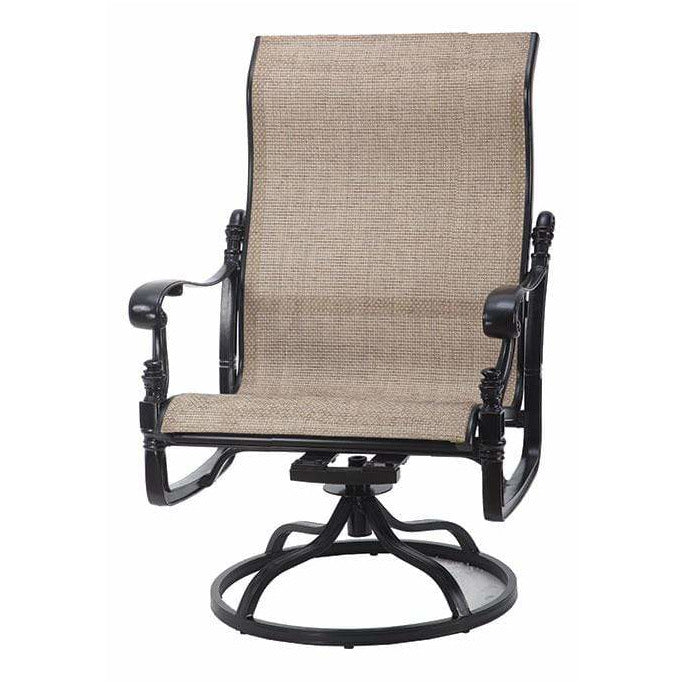 Gensun Florence Sling High Back Swivel Rocking Lounge Chair 50230024