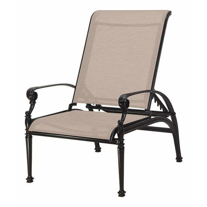 Gensun Grand Terrace Sling Reclining Chair 50340015 Seating Gensun 