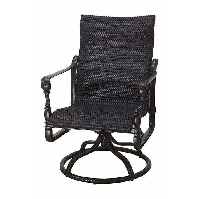 Gensun Grand Terrace Woven Standard Back Swivel Rocker 7034SB11