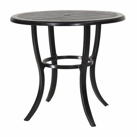 Gensun Lattice 44" Round Bar Table - 10290L44