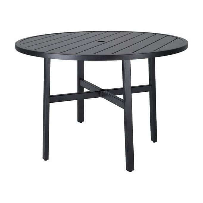 Gensun Plank 53" Round Balcony Table 1146NA53