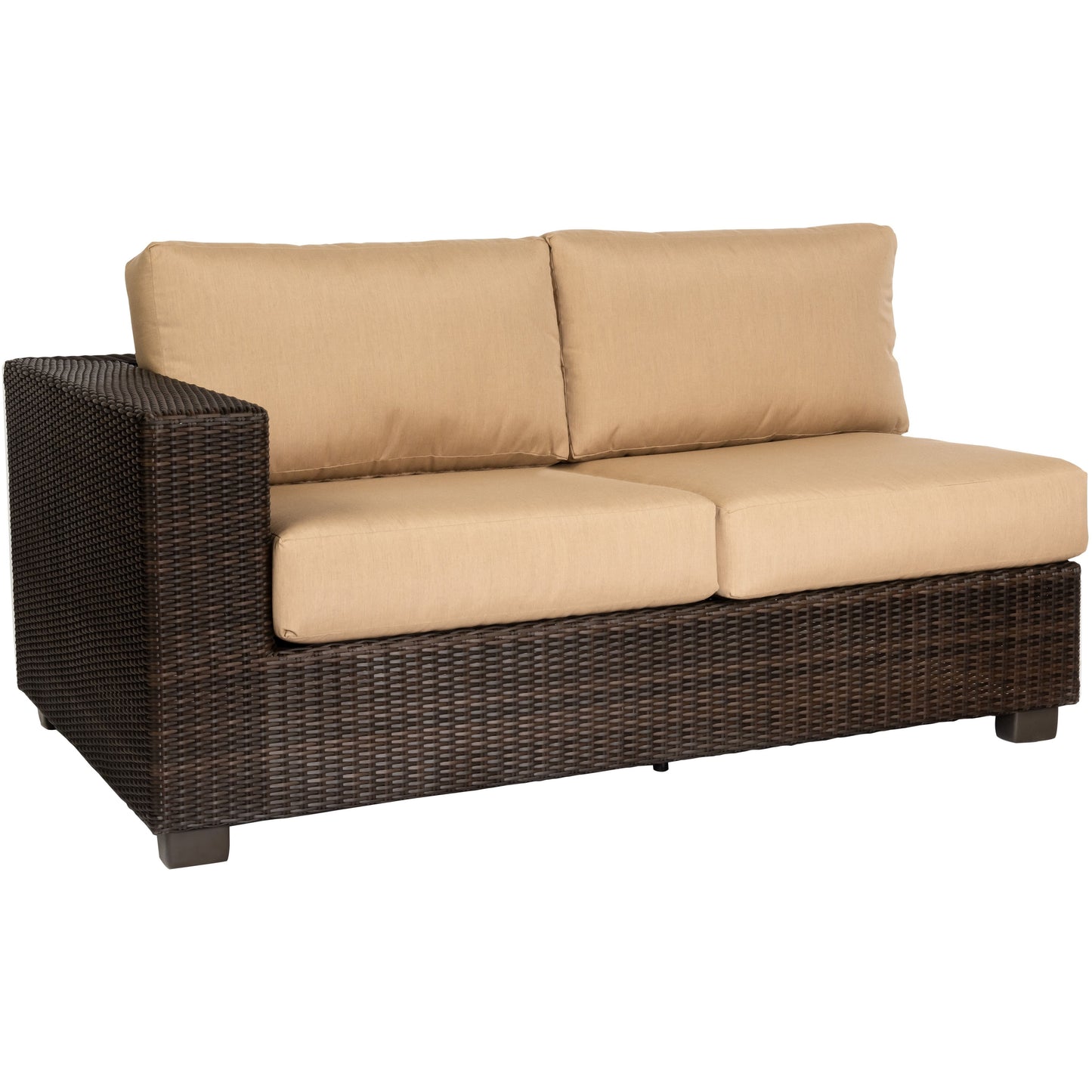 LAF Love Seat Sectional S511031L Woodard Outdoor Patio | Montecito Collection Seating Woodard 