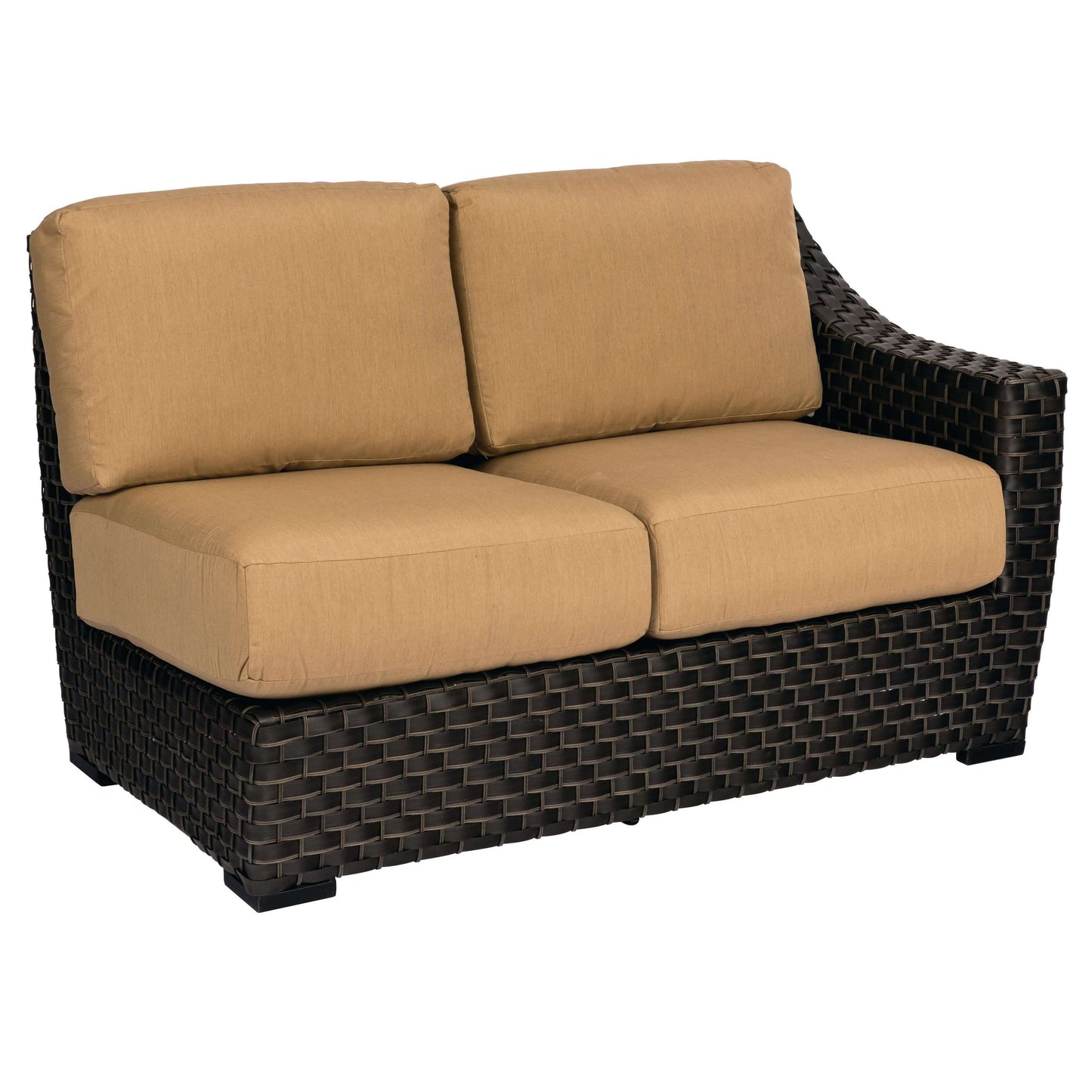 Woodard Cooper Wicker LAF Love Seat Sectional Unit S640031L