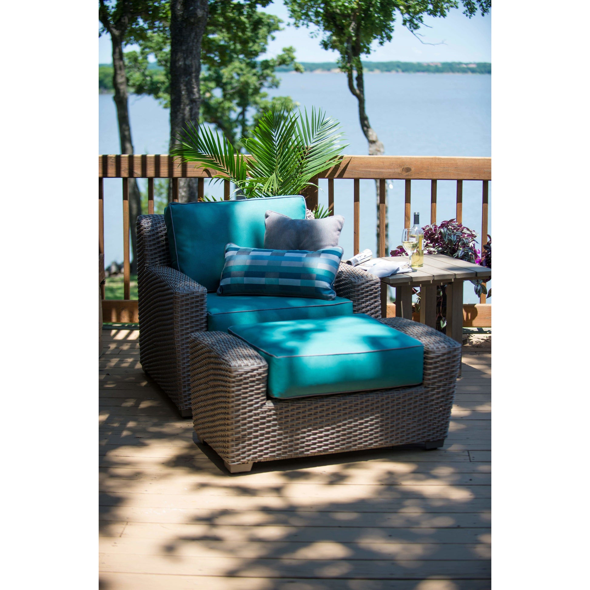 Lounge Chair S592011 Woodard Outdoor Patio | Augusta Collection Seating Woodard 