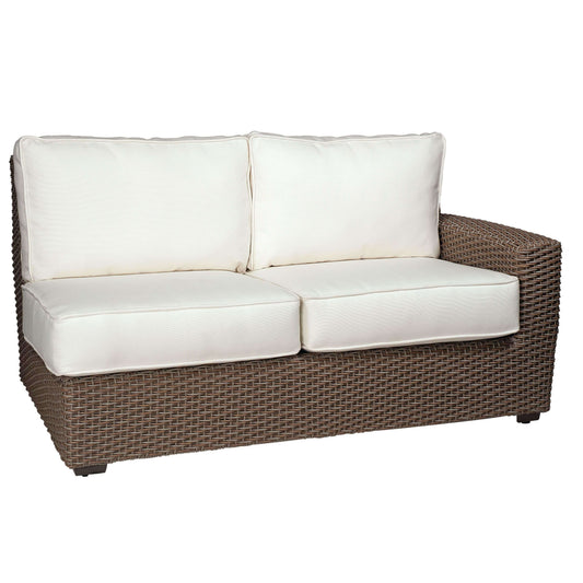 Woodard Augusta Wicker Love Seat Sectional (Left Arm) Replacement Cushion CU592021L