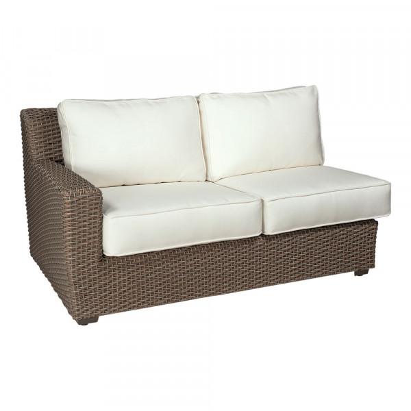 Love Seat Sectional (Right Arm) S592021R Woodard Outdoor Patio | Augusta Collection Seating Woodard 
