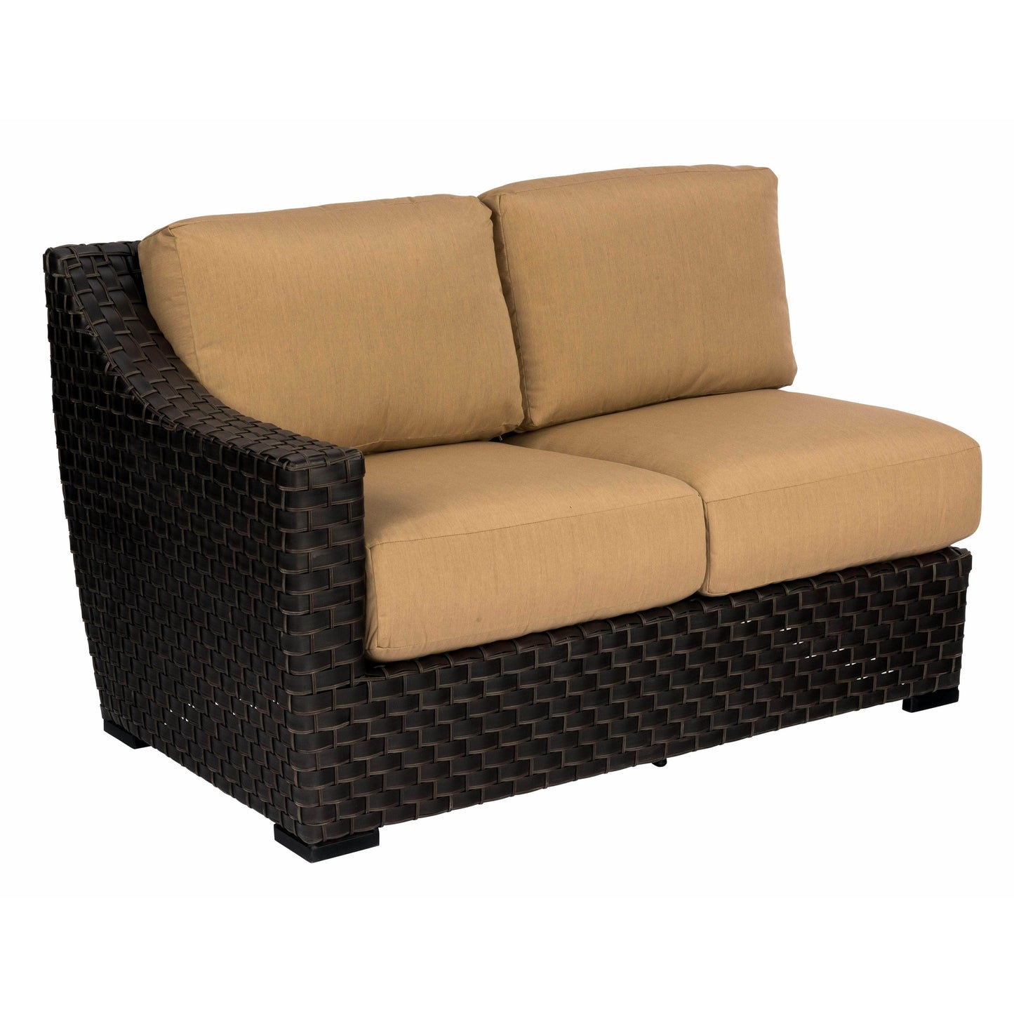 RAF Love Seat Sectional Unit S640031R Woodard Outdoor Patio | Cooper Collection Seating Woodard 
