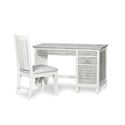 Sea Winds Islamorada Desk & Chair Set with Glass Top B/GL23374