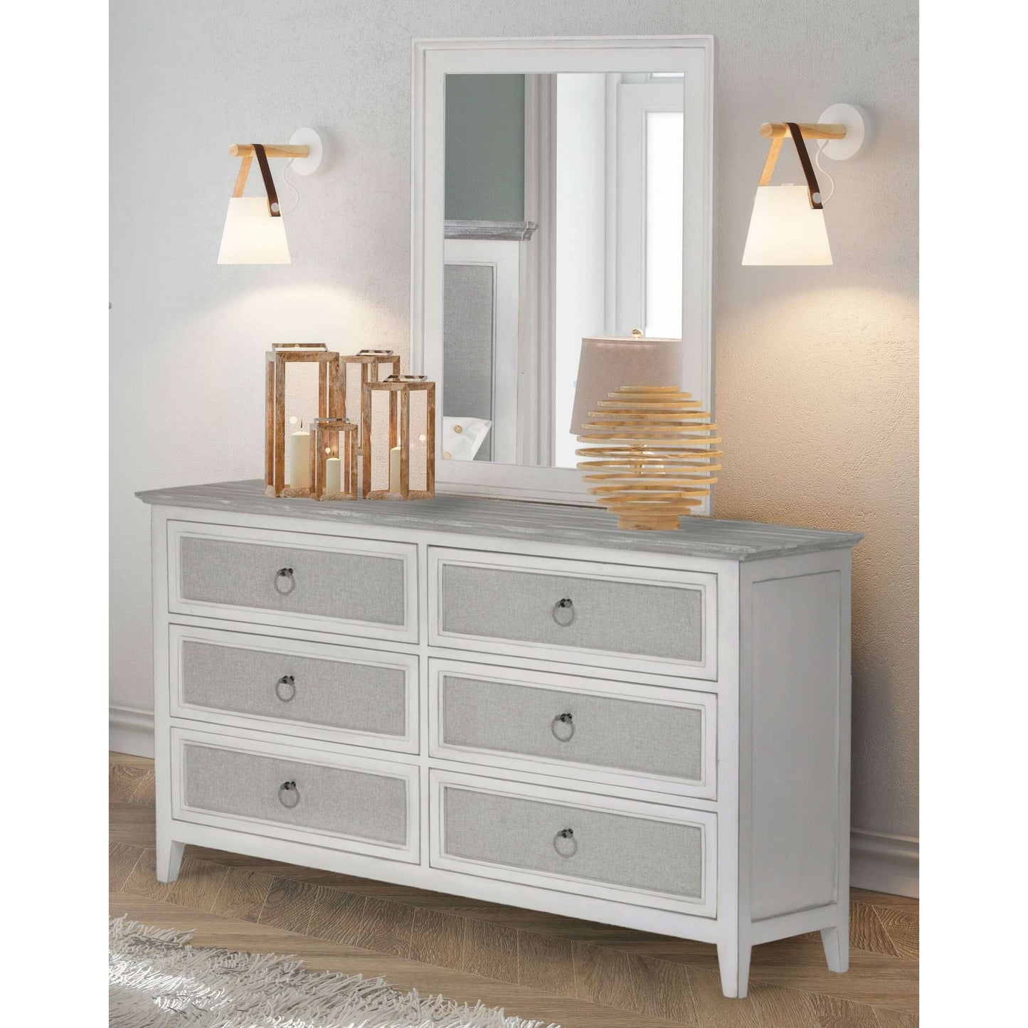 Sea Winds Trading Captiva Island 6-Drawer Dresser B86336