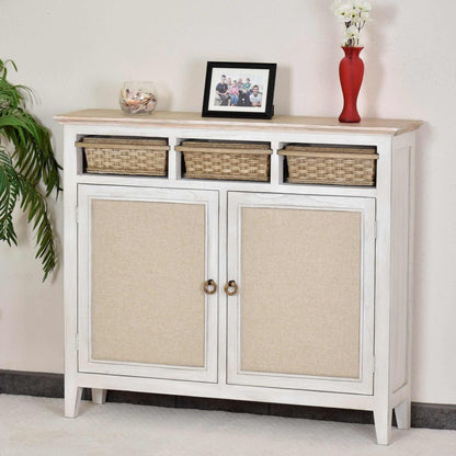 Sea Winds Trading Captiva Island Entry Cabinet with Baskets B86322