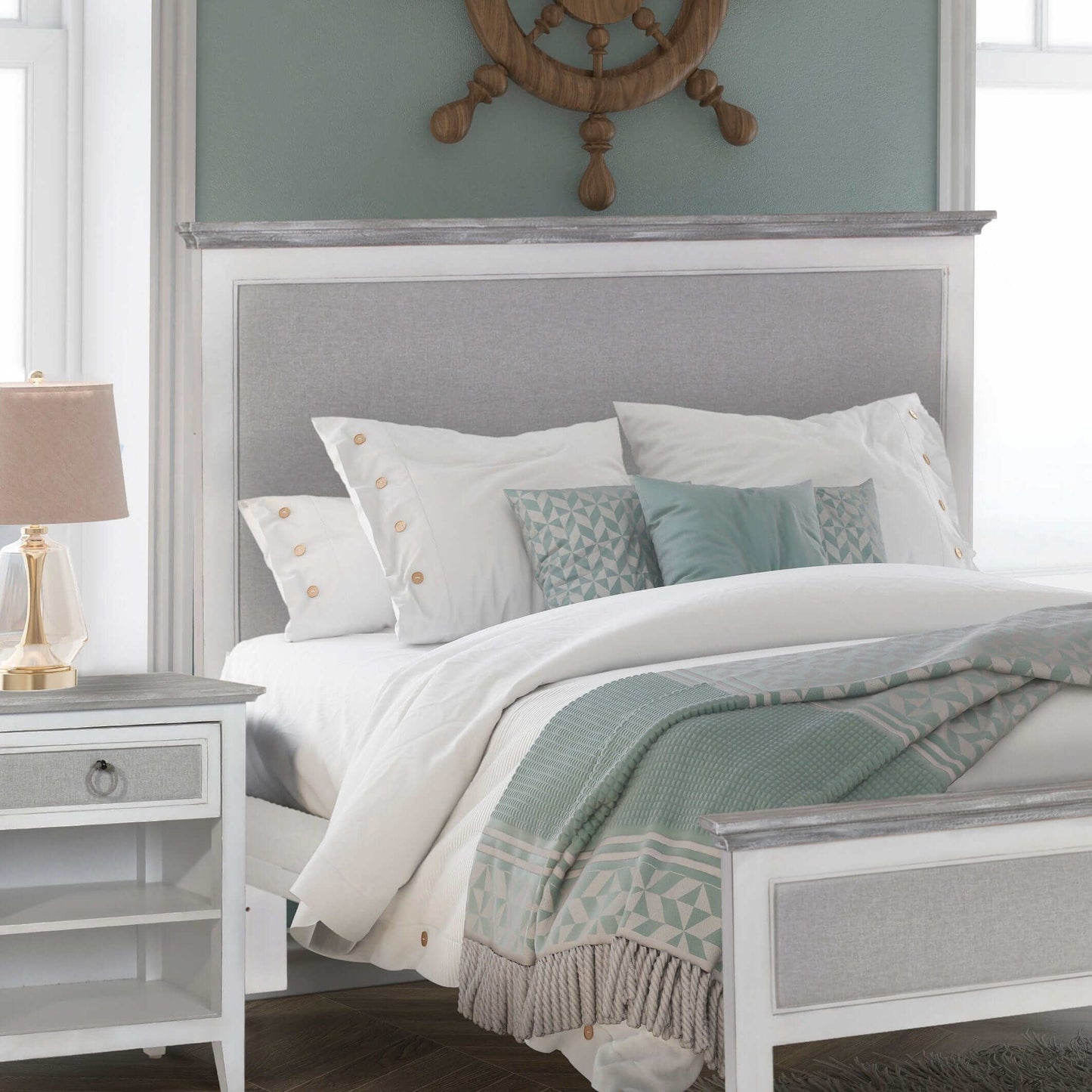 Sea Winds Trading Captiva Island King Headboard B86341