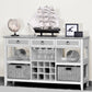 Sea Winds Trading Captiva Island Sideboard with Wine Rack with 2 Baskets B86327 Indoor Sea Winds Trading Co 