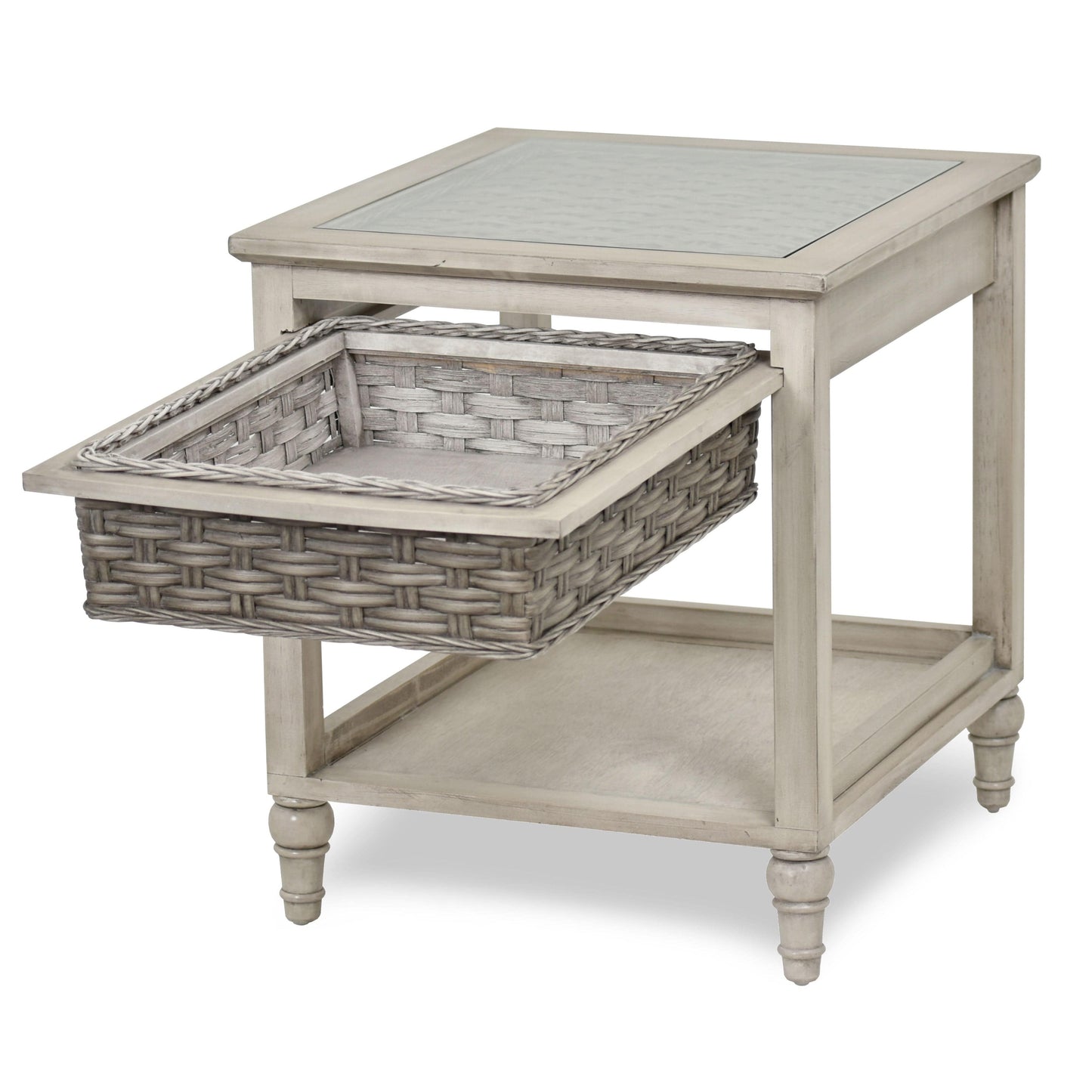 Sea Winds Trading Island Breeze 1-Basket End Table B59101