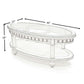 Sea Winds Trading Monaco Oval Coffee Table with Tray Insert B81803 Indoor Sea Winds Trading Co 