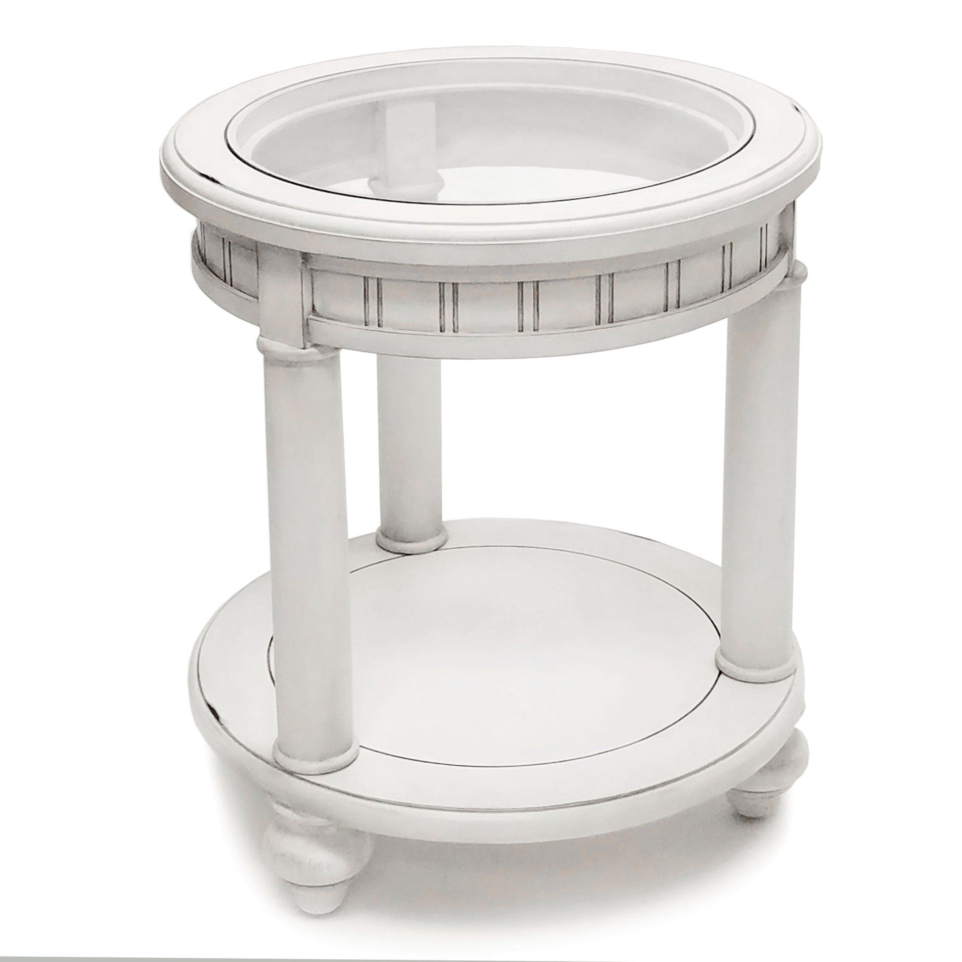 Sea Winds Trading Monaco Round End Table B81802 Indoor Occasional Sea Winds Trading Co 