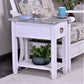 Sea Winds Trading Picket Fence Chairside Table B78205 Indoor Sea Winds Trading Co 