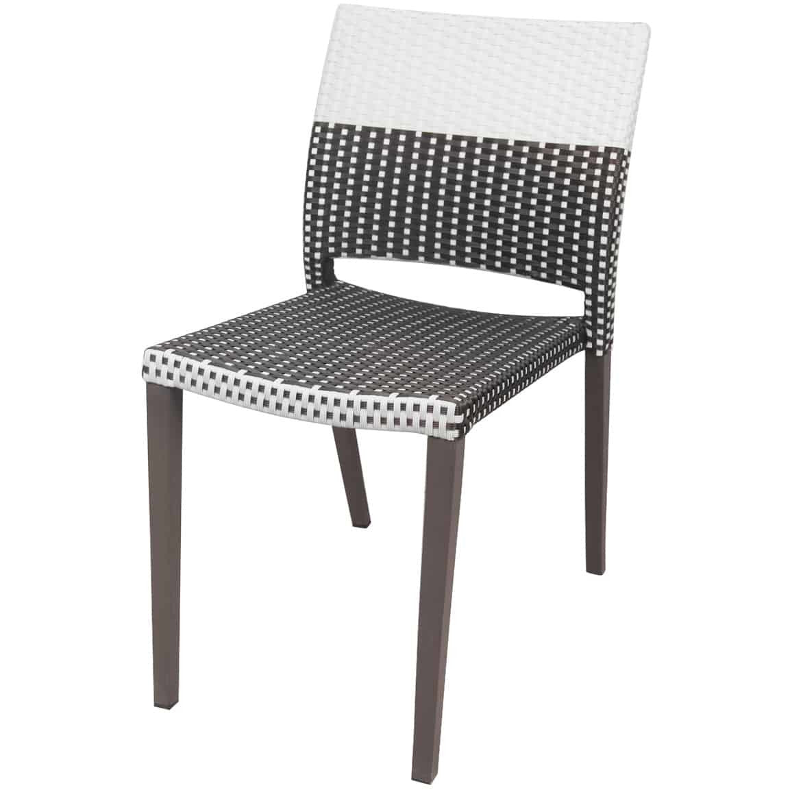 Source Furniture Chloe Wicker Dining Side Armless Chair SF-2207-162-1