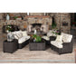 Woodard Outdoor Patio | Aruba Collection | Loveseat & Chair Lounge Set Seating Woodard 