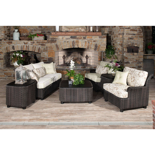 Woodard Aruba Wicker Loveseat & Chair Lounge Set