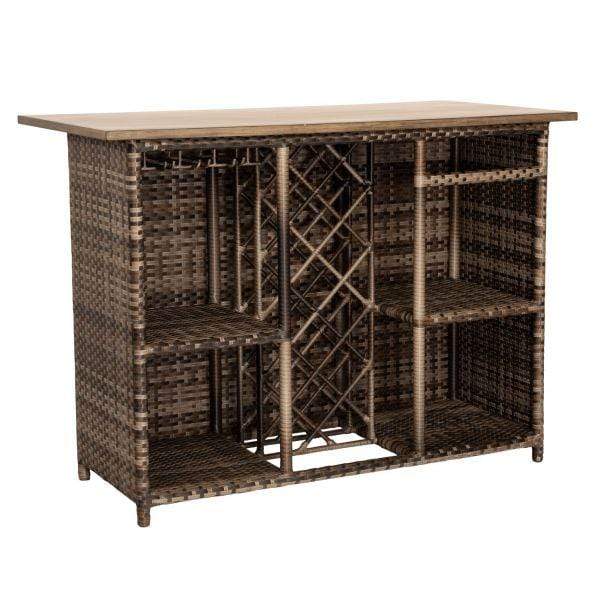 Woodard Reunion Wicker Bar Island S648411 Seating Woodard 