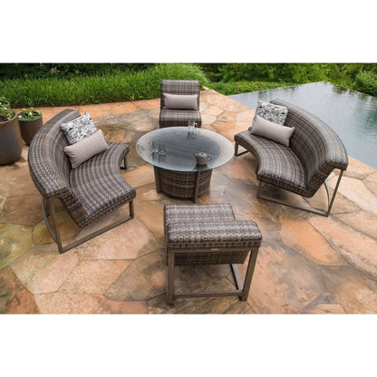 Woodard Reunion Wicker Patio Lounge Set