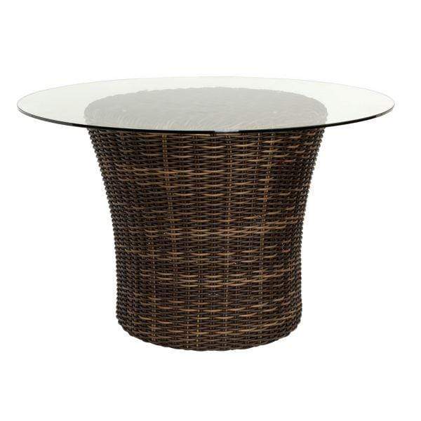 Woodard Sonoma 48 Round Dining Base with Glass Top S561601 Seating Woodard 