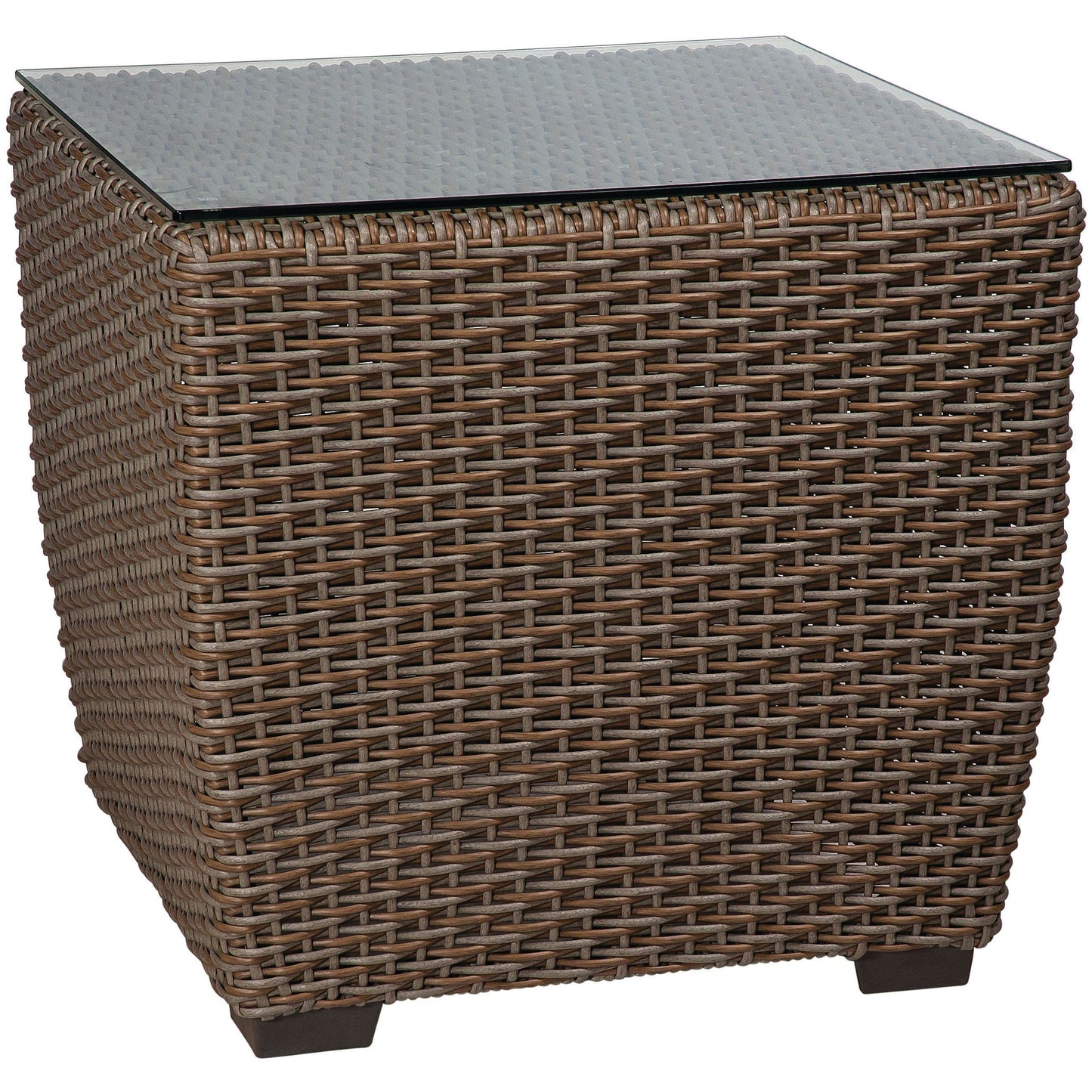 Woven End Table S592201 Woodard Outdoor Patio | Augusta Collection Seating Woodard 